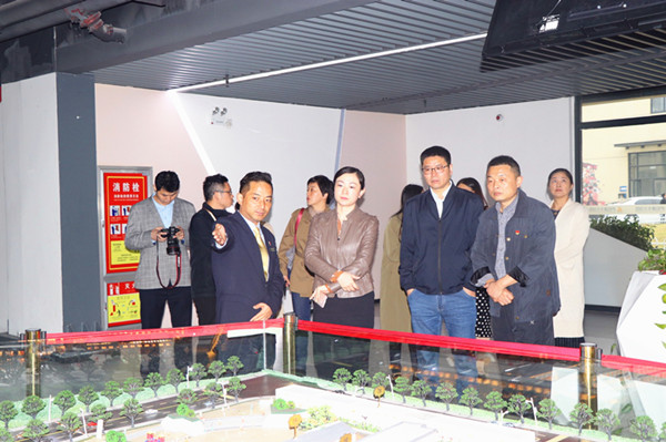 庐阳区委常委、宣传部长韩艳一行莅临庐阳9227新葡的京集团文创园调研