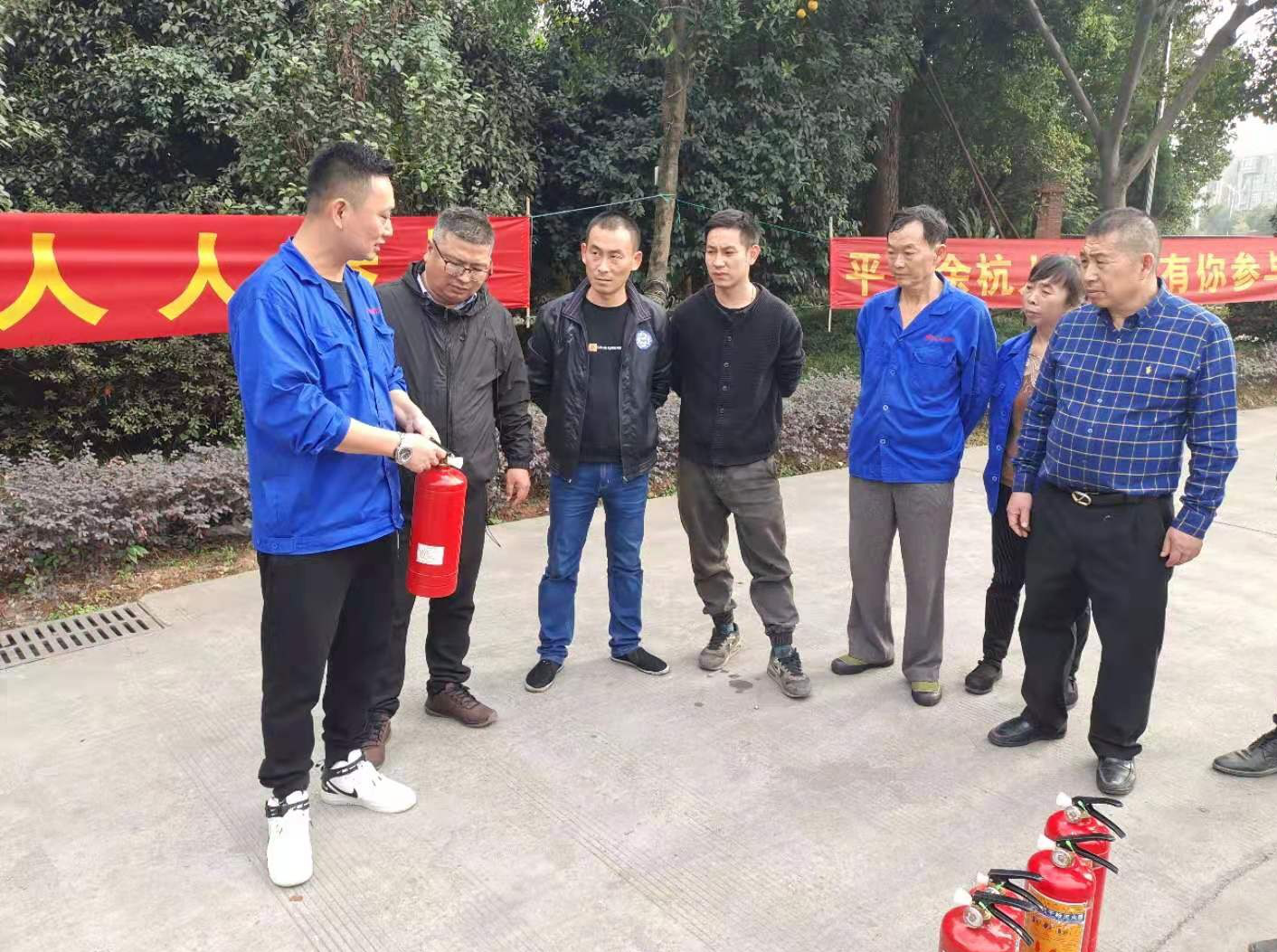  消防清静月演练