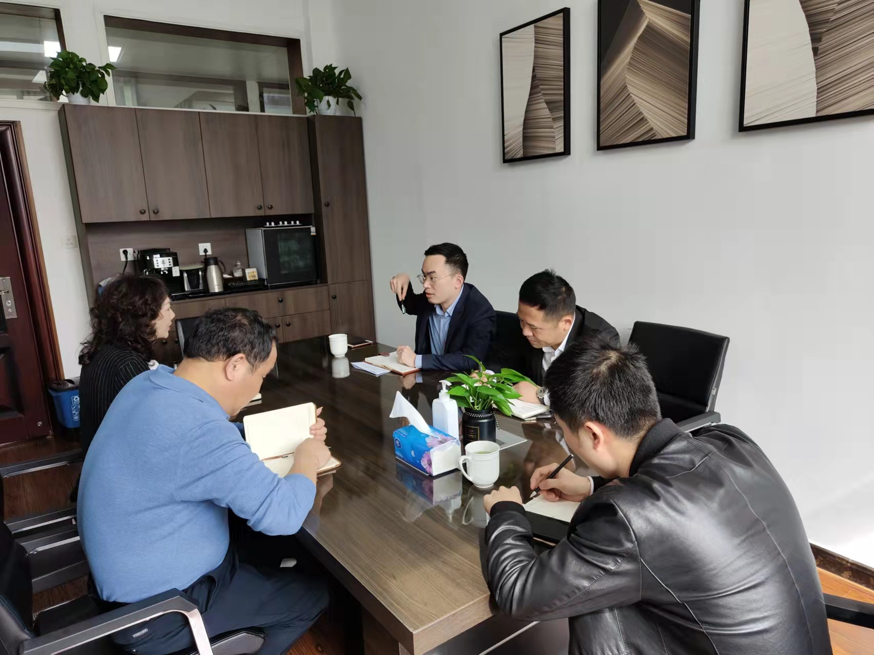 塘栖镇政府向导莅临园区调研