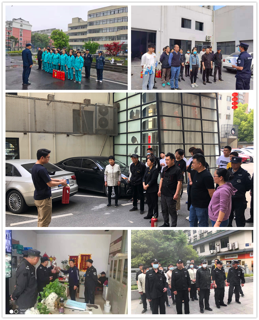 消防演练坚持做 清静意识记心间