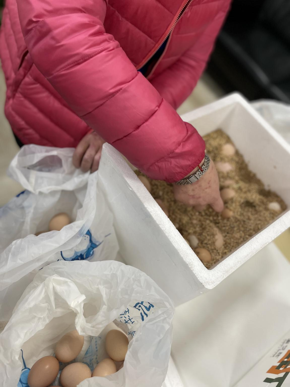 鸡蛋虽“土”，，可是创意很“新”