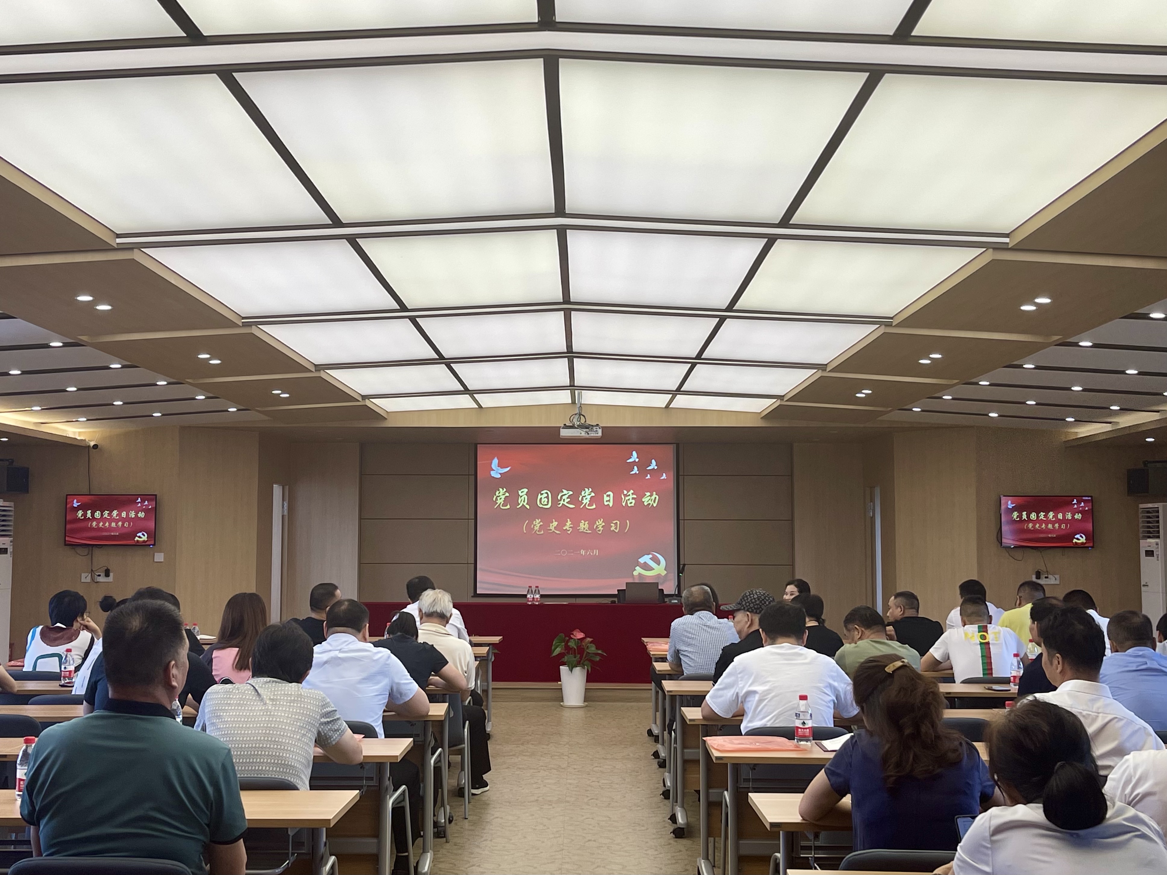 在党员牢靠党日活动中开展党史专题学习活动