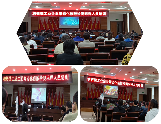 加入塘栖镇工业企业常态化核酸检测采样职员培训
