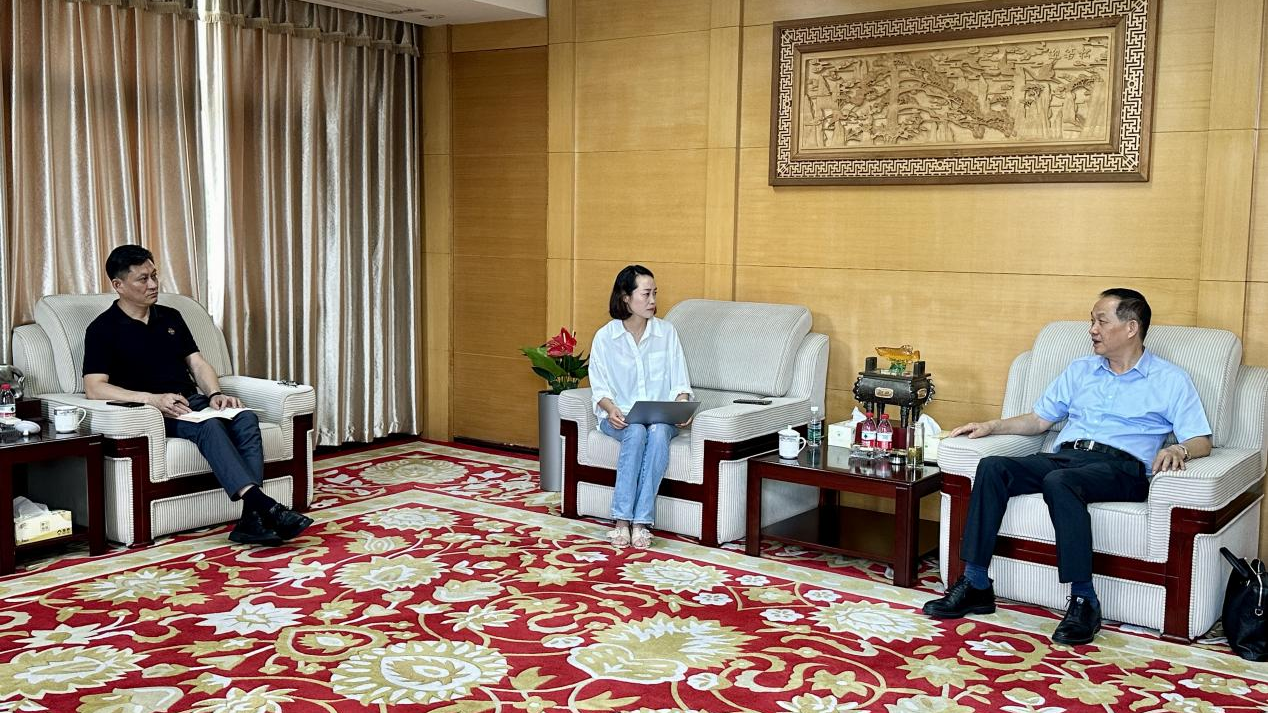 集团董事长调研杭州聚星新质料，，，同谋未来生长