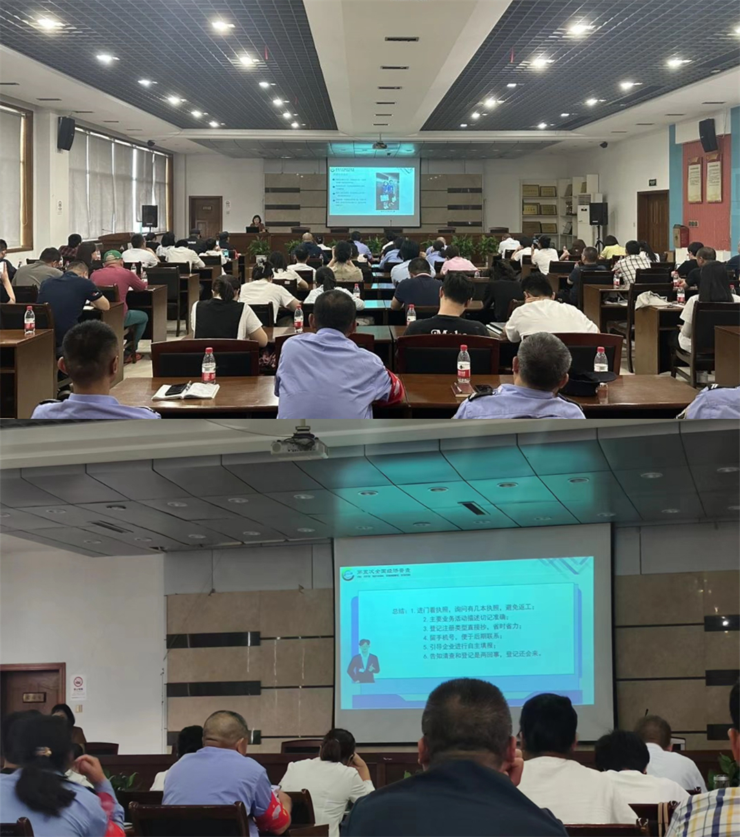 9227新葡的京集团市场加入经济普查单位清查培训会