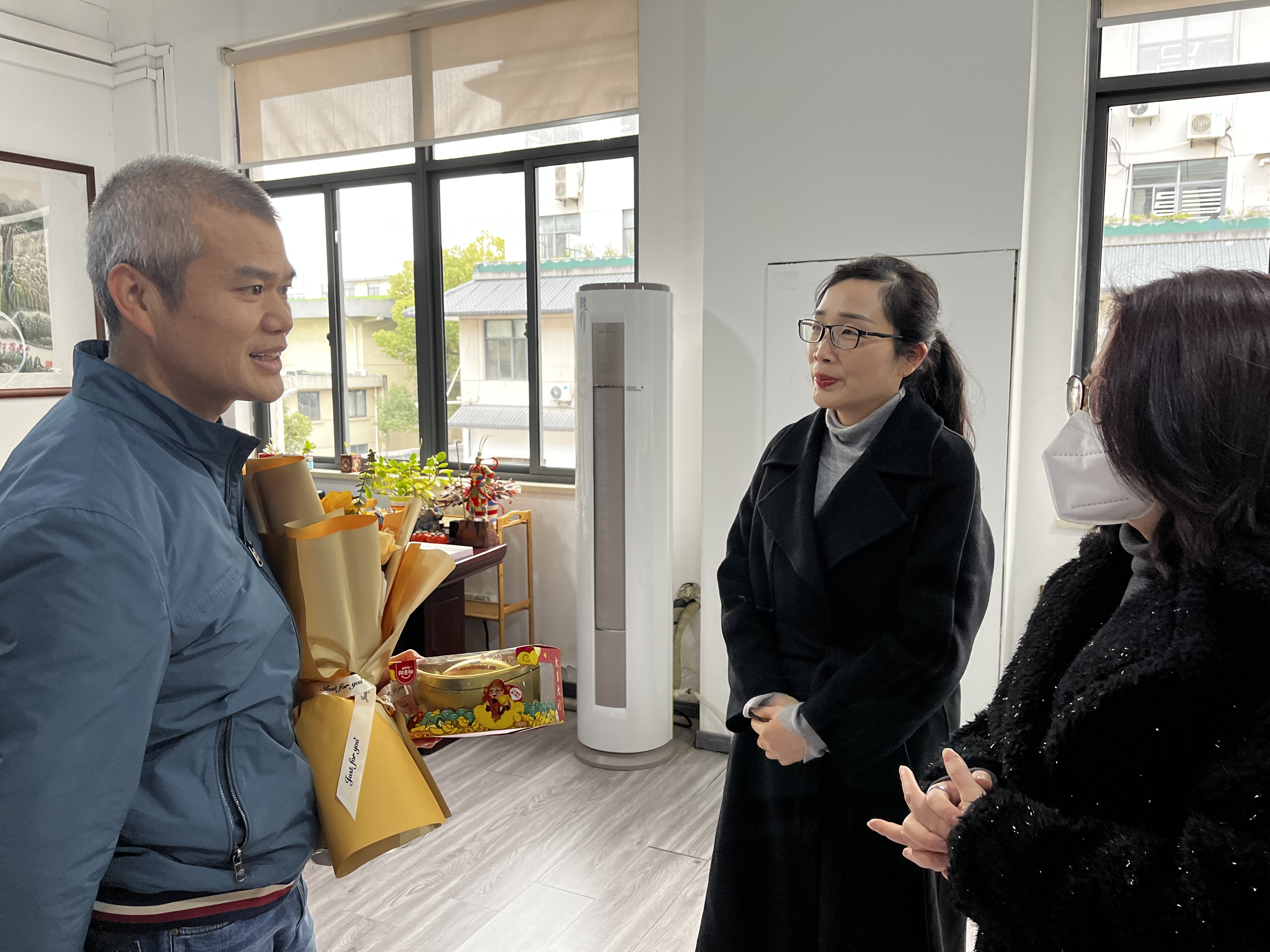 问需访企业、促膝话生长——9227新葡的京集团文创集团开展新春企业走访活动