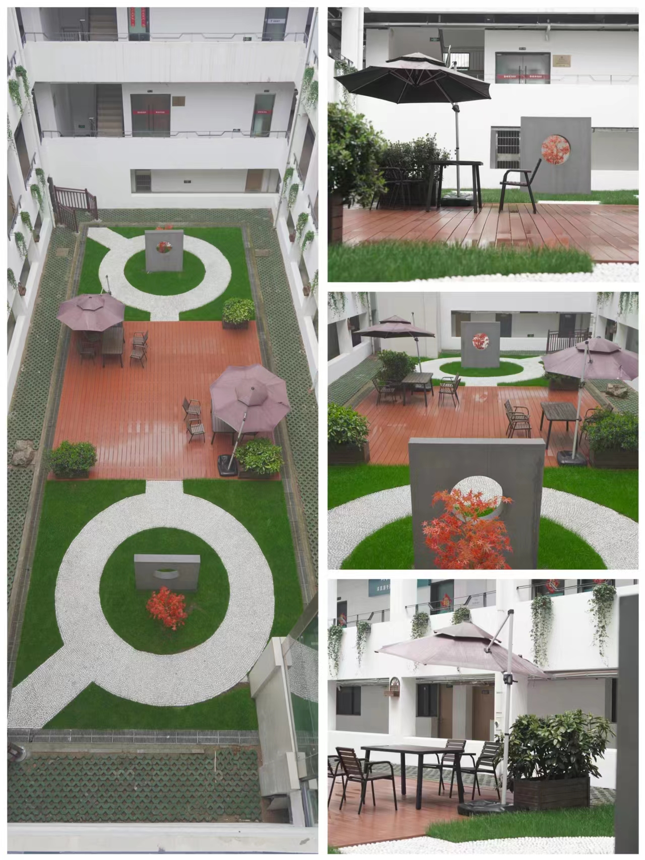 庐阳文创园开展绿化提档事情